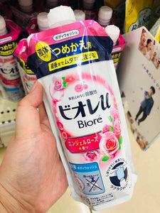 Biore Body Wash Rose Scent 340ml Refill
