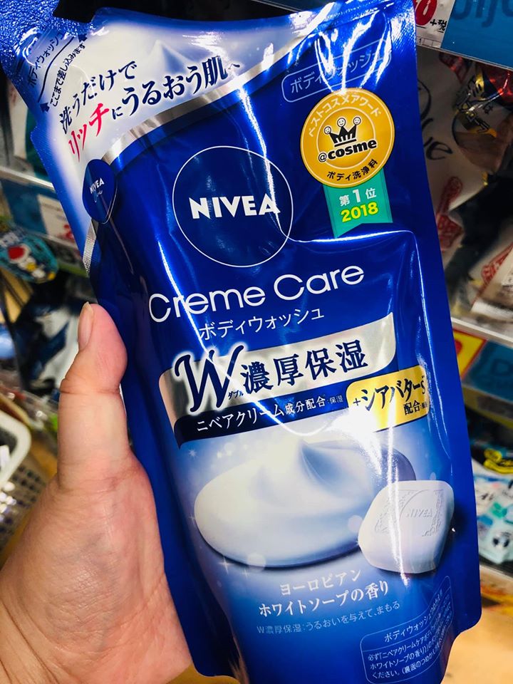 Nivea Body Wash Creme Care European White Soap 360ml